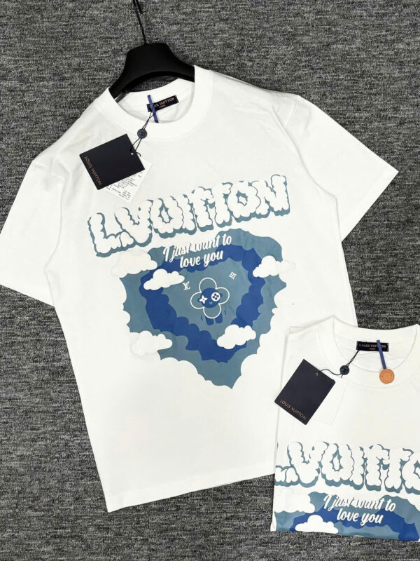 T-Shirt LV rent logo 2025