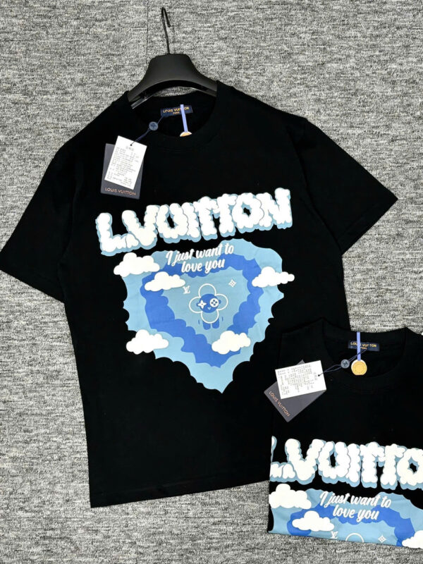T-Shirt LV rent logo 2025 - Hình ảnh 3